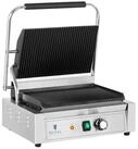 Royal Catering Kontaktgrill Sandwichmaker Gastro 2.200 W geriffelt 33 x 22 cm...