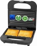 Emerio Sandwichmaker ST-130038 hergestellt aus ca. 70% recyceltem Kunststoff, 900 W