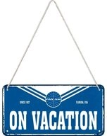 Nostalgic-Art Metallschild H&auml;ngeschild - Pan Am - On Vacation