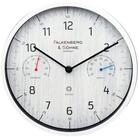 Miraval Funkwanduhr Funkwanduhr 250 mm Thermometer Hygrometer