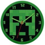 Minecraft Wanduhr Minecraft analoge Wanduhr mit 25cm Durchmesser Stilvolle