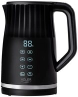 Adler Wasserkocher AD 1350, elektrisch mit LED Anzeige und Temperaturregelung,...
