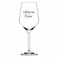 Ritzenhoff Weinglas Sand&Soda Working nine to wine, Kristallglas
