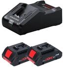 Bosch Professional 2x ProCORE 18 V 4,0 Ah Akkupack (2x 1600A016GB) + Ladeger&auml;t