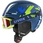 Uvex Skihelm Viti set, Perfektes Skiset f&uuml;r Kinder mit sicherem Helm und