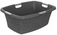 ROTHO W&auml;schekorb Flowers W&auml;schewanne 50l mit 4 Griffen, Kunststoff (PP),