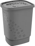 ROTHO W&auml;schekorb Rotho W&auml;schesammler Flowers, 55 l anthrazit