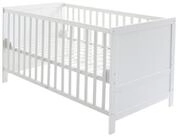 roba&reg; Babybett 70 x 140 cm, Gitterbett, 3-fach h&ouml;henverstellbar, umbaubar zum