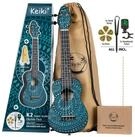 Keiki Ukulele K2 Super Scale Komplettset, mit Tuner, Gurt, Plektren und Tasche