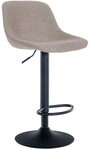 CLP Barhocker Loft (1er), Samt, Stoff oder Kunstleder, um 360&deg; drehbar