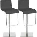 CLP Barhocker Limon (Set, 2er), Kunstleder, h&ouml;henverstellbar, bis 240 kg