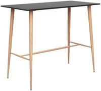 vidaXL Esstisch Bartisch Schwarz 120x60x105 cm (1-St)