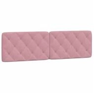 vidaXL Bett Kopfteil-Kissen Rosa 180 cm Samt (1-tlg)