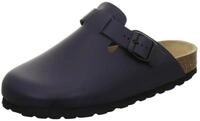 AFS-Schuhe 290050 Clogs Pantolette f&uuml;r Damen aus Leder mit Fu&szlig;bett, Hausschuhe Made