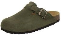 AFS-Schuhe 290088 Clogs Pantolette f&uuml;r Damen aus Leder mit Fu&szlig;bett, Hausschuhe Made