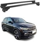 OMAC Dachtr&auml;ger f&uuml;r VW T-Cross 2018-2025 Gep&auml;cktr&auml;ger Grundtr&auml;ger Alu Schwarz 2x