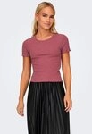 ONLY Rundhalsshirt ONLEMMA S/S SHORT TOP NOOS JRS Rundhals, modisch, regular...