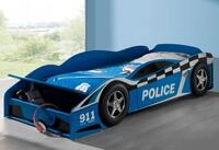 Vipack Autobett Police, inkl. Stauraum vorne, mit Lattenrost, MDF lackiert (B/H/T ca.