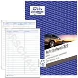 Avery Zweckform Formularblock Avery Zweckform 223 Fahrtenbuch DIN A5 40 Blatt