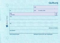 Avery Zweckform Formularblock Formularbuch Quittung A6 quer VE=50 Blatt