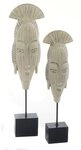 Trend Line Dekofigur TrendLine Dekofigur Maske 34 cm wei&szlig; schwarz