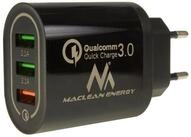 Maclean MCE479 USB-Ladeger&auml;t (Universal USB-Ladeger&auml;t 3xUSB QC 3.0)