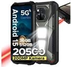 DOOGEE VMAX Plus 5G Outdoor Handy, 22000mAh, 512GB, 200MP Kamera Smartphone (6.78