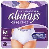 always Inkontinenz-Pants Discreet, 7, 10-St., Gr. M, Saugst&auml;rke 7, starke
