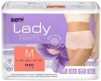 seni Inkontinenz-Pants Seni Lady Pants 8x 10 St&uuml;ck, 1000 ml, M Gr., pfirsichfarben