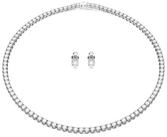 Swarovski Ohrring und Ketten Set Matrix Tennis 5647730