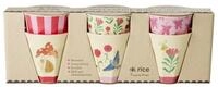 rice Becher Melamin Kids Becher Set 6 St&uuml;ck Kinderbecher Trinkbecher 160ml