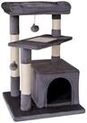lionto Kratzbaum 75 cm mit H&ouml;hle, Liegebett & Sisalfl&auml;che, kompakt & stabil, ideal