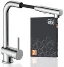 Eisl Sp&uuml;ltischarmatur mit Geschirrbrause, Wasserhahn K&uuml;che ausziehbar in Chrom