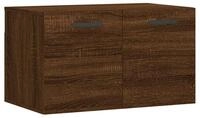 vidaXL H&auml;ngeschrank Wandschrank Braun Eichen-Optik 60x36,5x35cm Holzwerkstoff