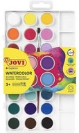 Jovi Farbkasten 1 Wasserfarbkasten inkl. Pinsel - 24 Farben
