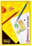 Idena Malblock Idena 10390 - Idena Malblock, DIN A4, 100 Blatt, 70g/m&sup2;, Sch&ouml;n Dick