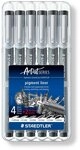 STAEDTLER Fineliner STAEDTLER pigment liner schwarz 6ST Box