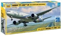 Zvezda Modellbausatz Boeing 777-300ER / 1:144, Ma&szlig;stab 1:144