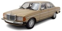 Maxichamps Modellauto Mercedes 230E W123 1982 gold metallic, Ma&szlig;stab 1:43