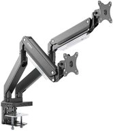 SpeaKa Professional Monitor-Halterung Doppelmonitorarm mit Gasdruckfeder...