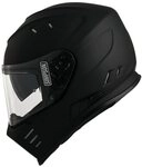 Simpson Motorradhelm Venom Helm, integriertes Sonnenvisier