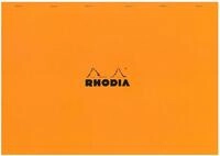 Notenblock Notizblock Rhodia Nr. 10 A3 kariert 80 Blatt orange