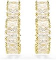 Swarovski Paar Creolen Schmuck Geschenk Matrix Ohrringe Herz, mit Swarovski&reg;