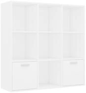 vidaXL B&uuml;cherregal NA B&uuml;cherregal Wei&szlig; 98x30x98 cm Spanplatte