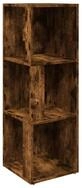 vidaXL Eckregal Eckregal R&auml;uchereiche 33x33x100 cm Holzwerkstoff, 1-tlg.