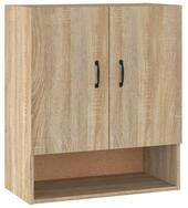 vidaXL H&auml;ngeschrank Wandschrank Sonoma-Eiche 60x31x70 cm Holzwerkstoff (1-St)
