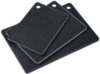 KESPER&reg; Schneidebrett Brett mit abfallender Schneidefl&auml;che, Kunststoff, (Set, 3-St)