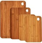 KESPER&reg; Schneidebrett, Bambus, (Set, 4-St), aus FSC&reg;-zertifiziertem dunklen Bambus