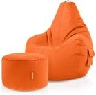 Green Bean Sitzsack Gaming Sitzsack + Hocker Cozy+Cube (Gaming Chair mit...