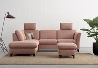 Home affaire Ecksofa Trelleborg L-Form, wahlweise mit Bettfunktion und Bettkasten,